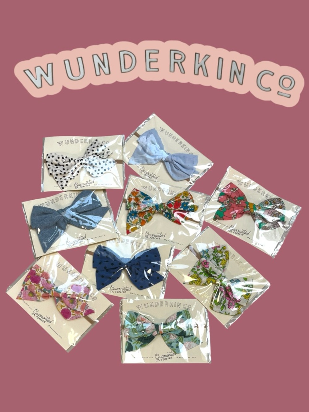 🎀 Wunderkin Co. Handmade Headband Bow